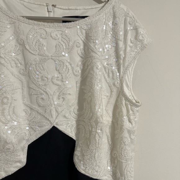 Tadashi Shoji parula Sequin neoprene dress XXL - Picture 7 of 10